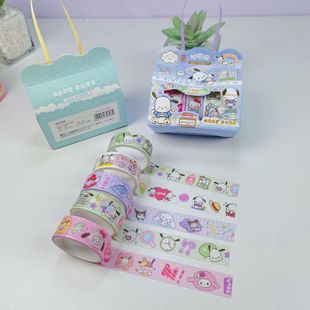 New cute cartoon Sanrio a flower sauce cartoon diy hand account creative tape decorative stickers wholesale