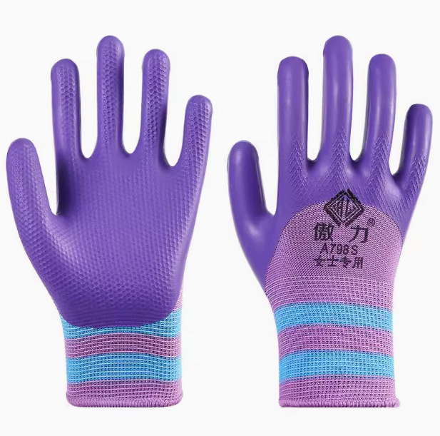 Guantes de protección laboral resistentes al desgaste neumáticos de goma de goma de trabajo de trabajo duro mano de obra duradera al por mayor guantes de látex