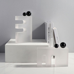 Modern Minimalist European Light Luxury Crystal Geometric Planet Ornament Sample Room Showroom Living Room Desktop Soft Decoration