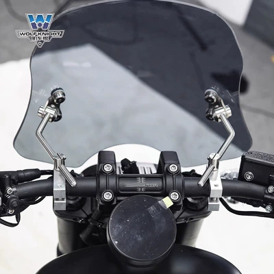 Motorcycle front windshield | adjustable