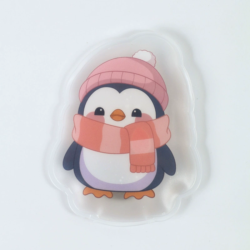 PVC hand warmer, 9.8×9.8 cm, assorted printed designs, lightweight 0.04 kg