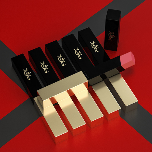 Dixianger Yang Shulin small gold tube thin lipstick matte velvet matte color moisturizing lipstick retro red wholesale
