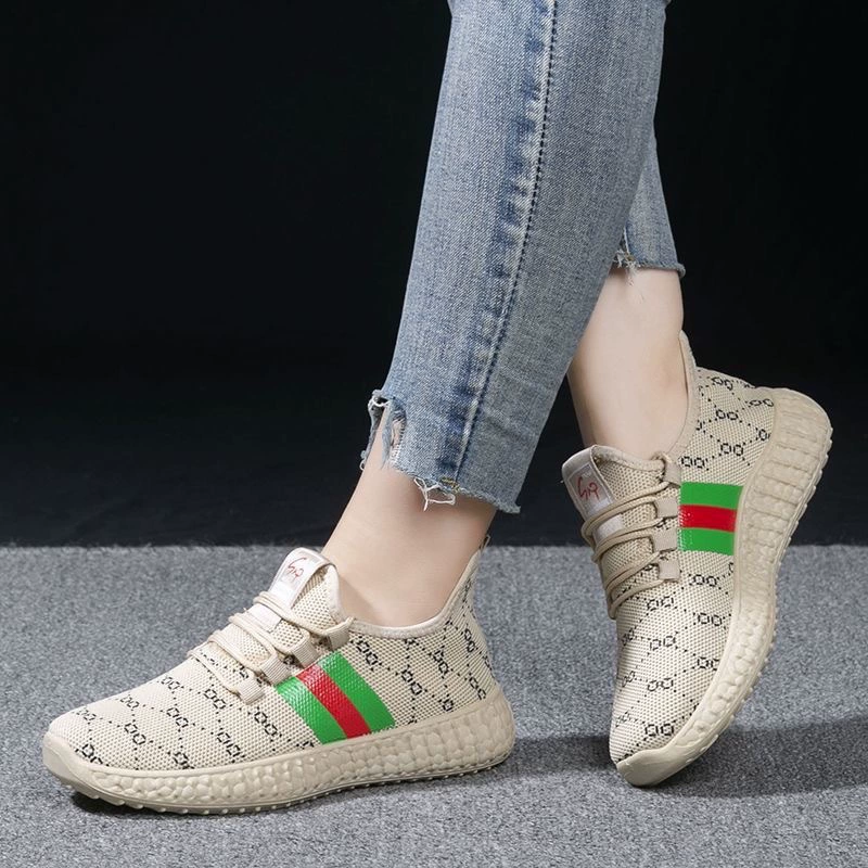 2023 новая сетчатая обувь, Кокосовая обувь, плетеная спортивная женская обувь, весенне-летняя дышащая универсальная Высокая цветная мягкая подошва