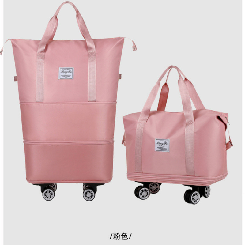 Pink thickened three-layer + silent universal wheel + disassembly wheel