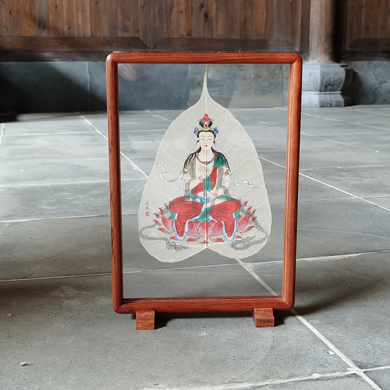 5YA1批發實木黑胡桃透明相框榫卯雙面磁力擺台8/10寸/a4簡約標本