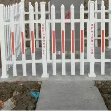 pvc塑钢草坪栅栏 公园花池草坪围栏 PVC草坪护栏绿化带园林防护栏