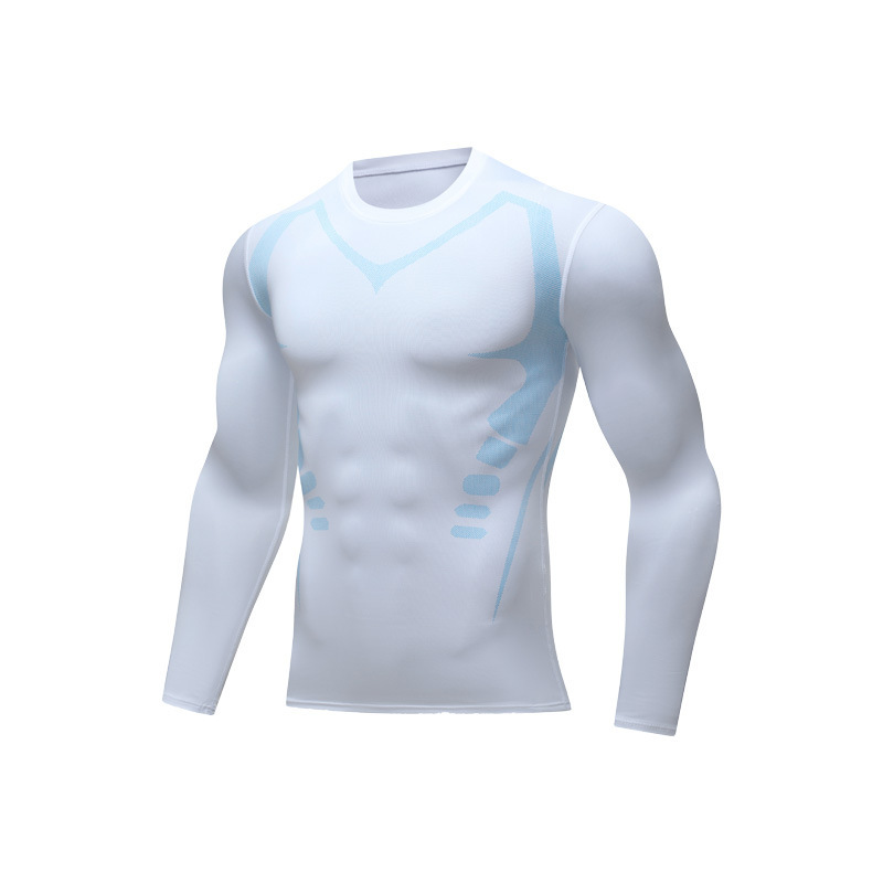 Proスポーツレオタード男高弾速乾ランニング長袖バスケットボールサッカーフィットネス騎乗レギンス吸汗tシャツ|undefined