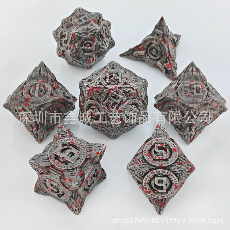 Настольная игра, металлические кубики, набор, косплей