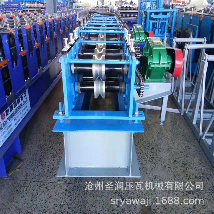 兴和压瓦机生产圆管压方管机  48圆管改方管设备