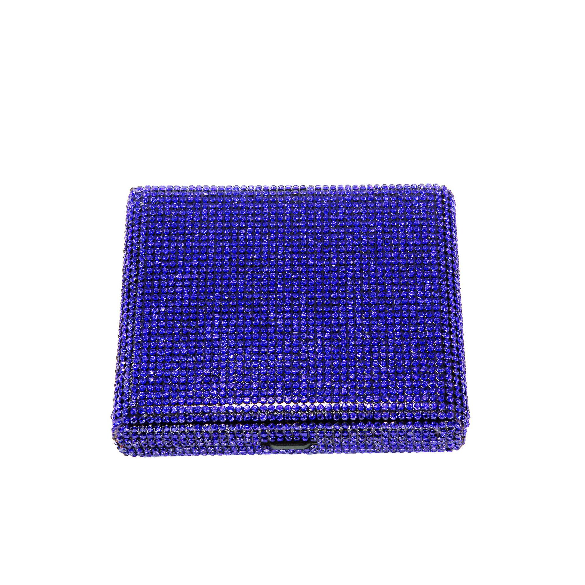 Estuche para cigarrillos ultrafino con incrustaciones de diamantes para mujer, adecuado para cigarrillos normales, medianos y delgados, creativo, resistente a la presión, a prueba de humedad, disponible en varios colores, estuche para cigarrillos de lujo ligero.