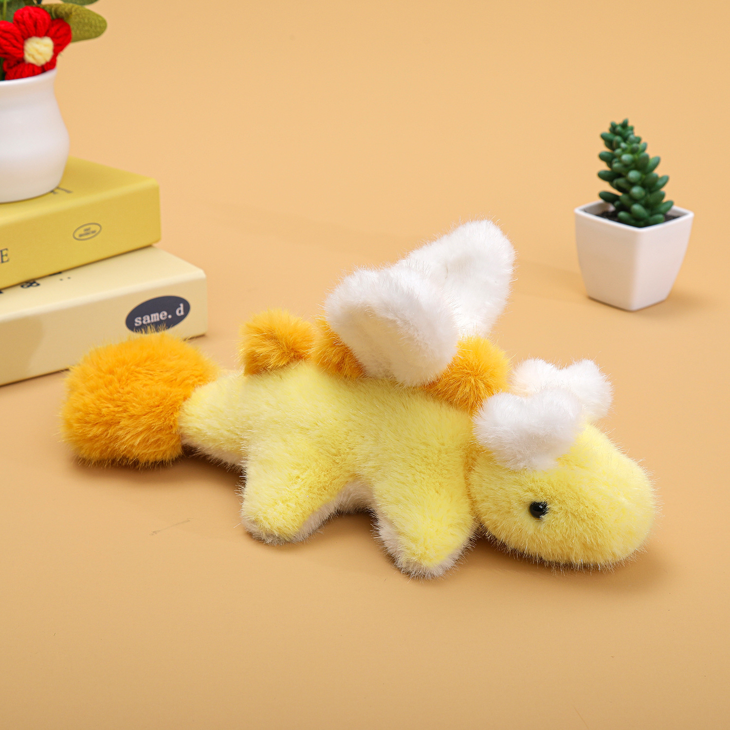 Little Dinosaur Plush Toy, Cartoon Dinosaur Stuffed Doll, Table Decoration, Holiday and Wedding Gift
