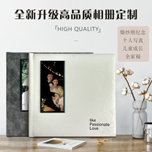 相册定制高端来图制作婚礼婚庆写真纪念册影楼精修照片入册pu皮面