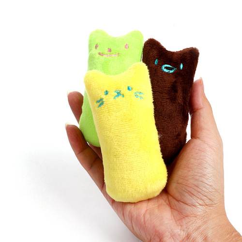 Cat toy: Catnip-filled plush thumb doll—perfect for solo fun, boredom relief, and teeth-grinding play. Wholesale cross-border pet supplies.