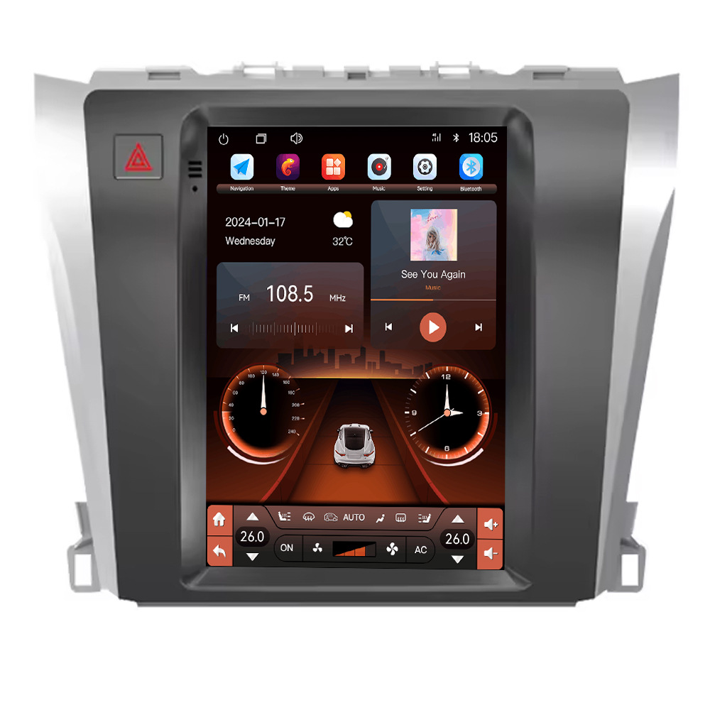 Kǎiměiruì Car Smart Navigation 2012-2016 Camry 10.4 inch Android Navigation (Other Automotive Communications) - 8-core-7862-4g64gcp