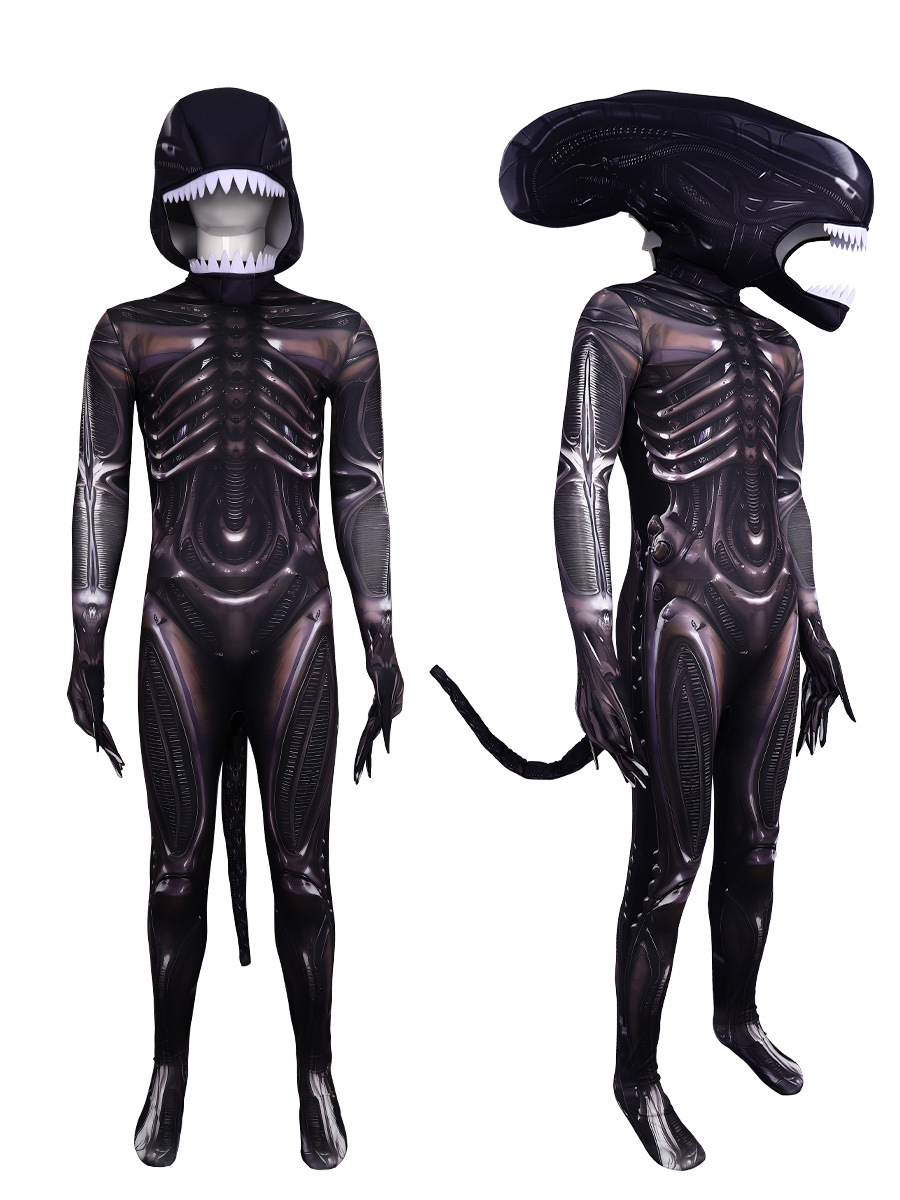 Halloween Transfronterizo Alien Romulus Cosplay Disfraz de película Alien Destructors Disfraz de espectáculo de teatro image 4