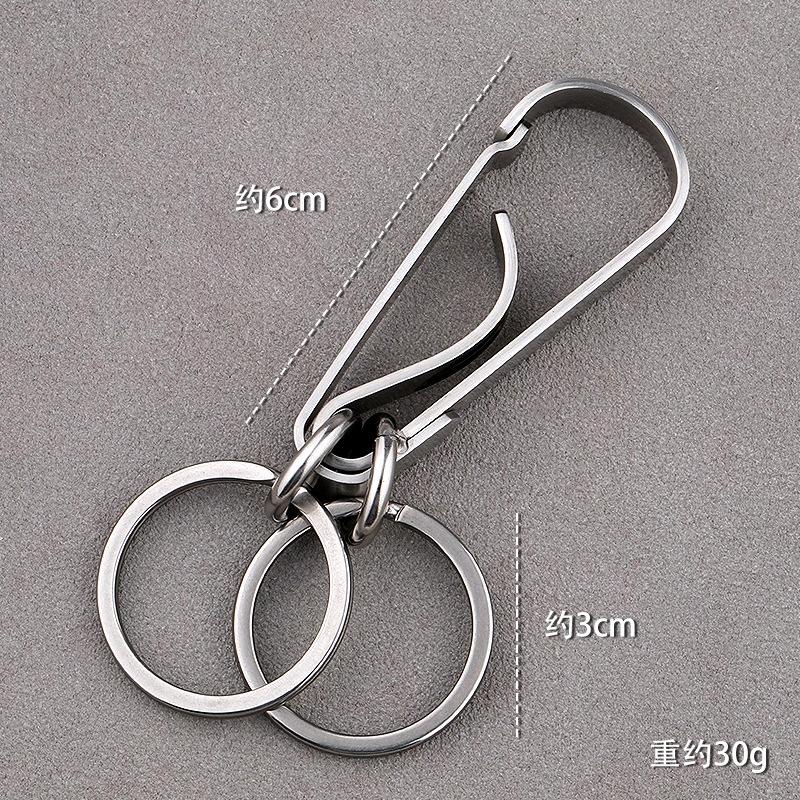 Мужской брелок из нержавеющей стали, латунная пряжка на талии, ключ от автомобиля, мотоцикла, прочный, не теряется