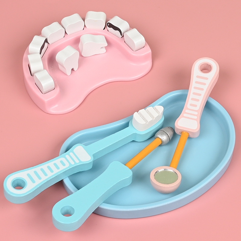 Juego de juguetes para médicos de madera para niños Juego de roles Ambulancia Juguetes médicos Muebles para el hogar Regalos de simulación Juguetes educativos