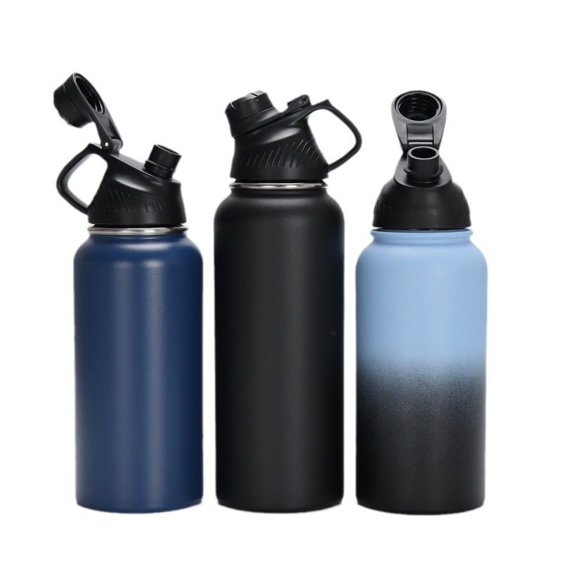 Amazon's new stainless steel space kettle double-layer vacuum large-capacity space cup wholesale outdoor sports kettle