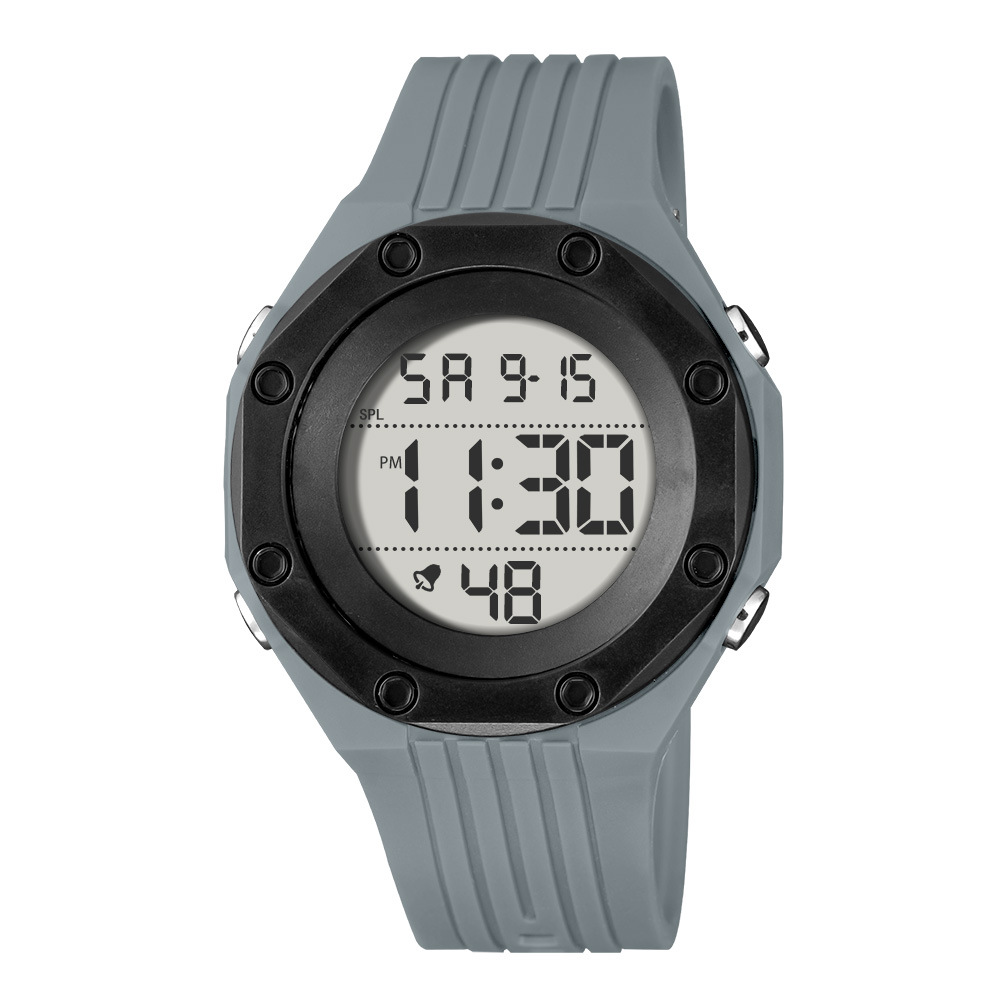 Moda juvenil nocturna cronometraje deportivo reloj electrónico estudiantes alarma multifuncional al aire libre reloj electrónico mayorista