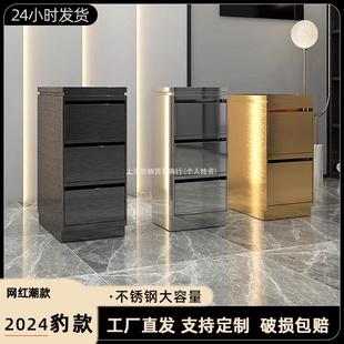 Y&Barber Shop Tool Cabinet Hair Salon Stainless Steel Tool Cart Hair Cutting Cart Hair Salon Special Work Cabinet Storage Cabinet