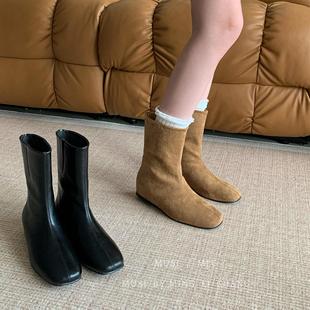�q�淨ʽС��ѥ���^���ݶ�ѥŮЬ2025�ﶬ�¿���ɫ�������R��ѥ��