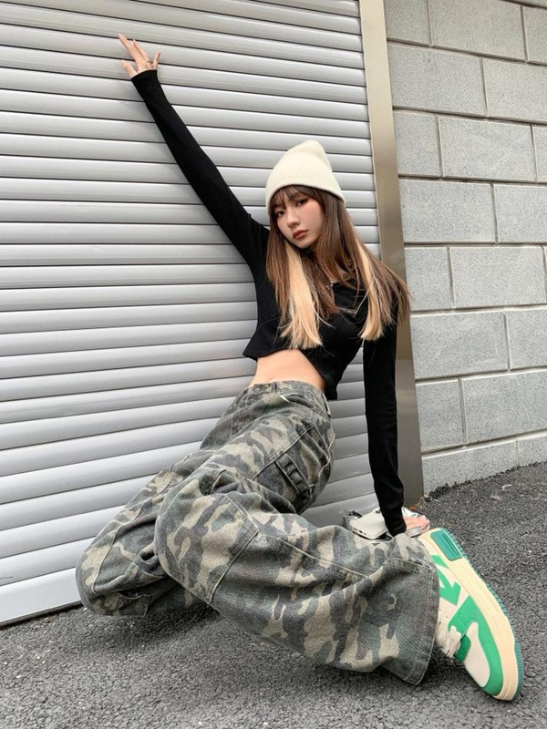 【韩牛】宽松直筒牛仔裤女2025新款休闲秋季低腰显瘦小个子直筒裤|undefined