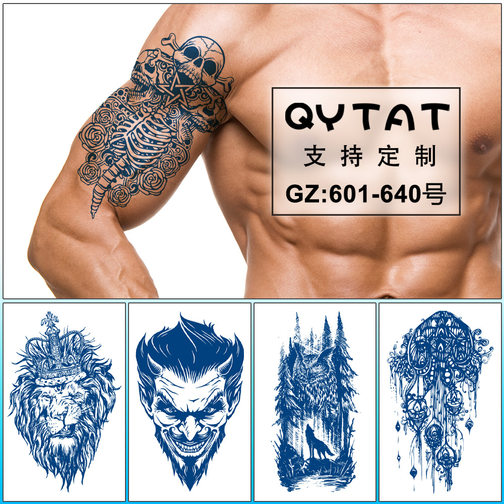 herbal retroreflective tattoo stickers