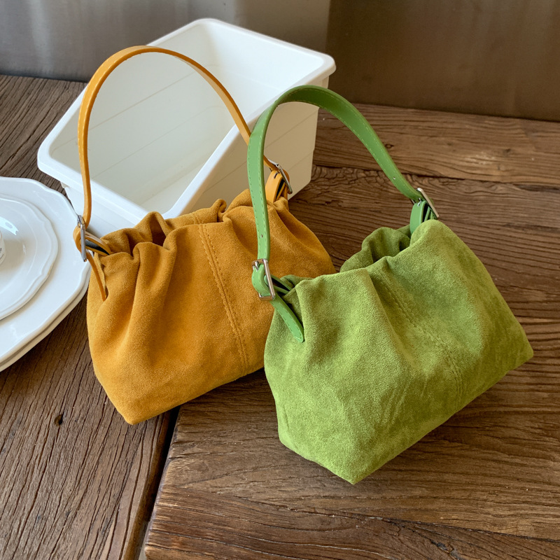 Niche Fashion Pleated Cloud Bag For Women 2025 New Retro Matte Dumpling Bag Casual Trendy Shoulder Crossbody Bag - Thumbnail 4