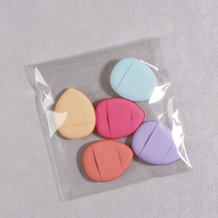 Mini Borla de Maquillaje para Dedos de Espuma Sin Látex, Uso en Seco y Húmedo, Forma de Gota, para Corrector Local image 11