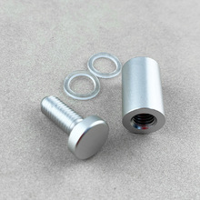 广告螺丝钉实心铝广告牌固定螺丝水晶灯箱螺丝装饰钉厂家批发