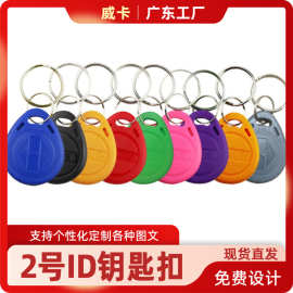 加厚款2号ID钥匙扣门禁考勤卡小区电梯卡门禁出入ID卡