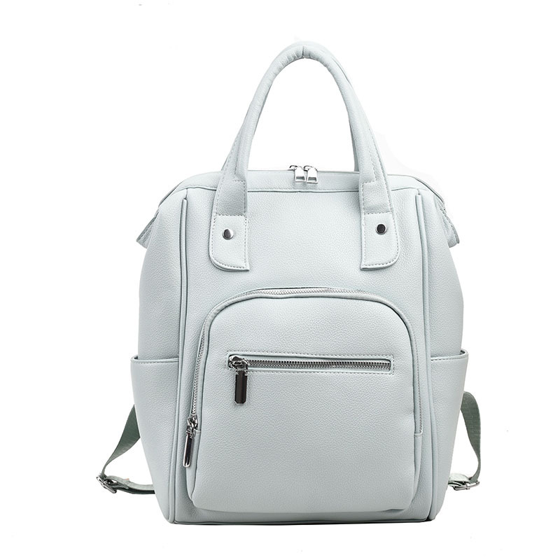 Forår 2024 Urban Minimalistisk Daglig Matchende PU Dame Rygsæk_voghion.com