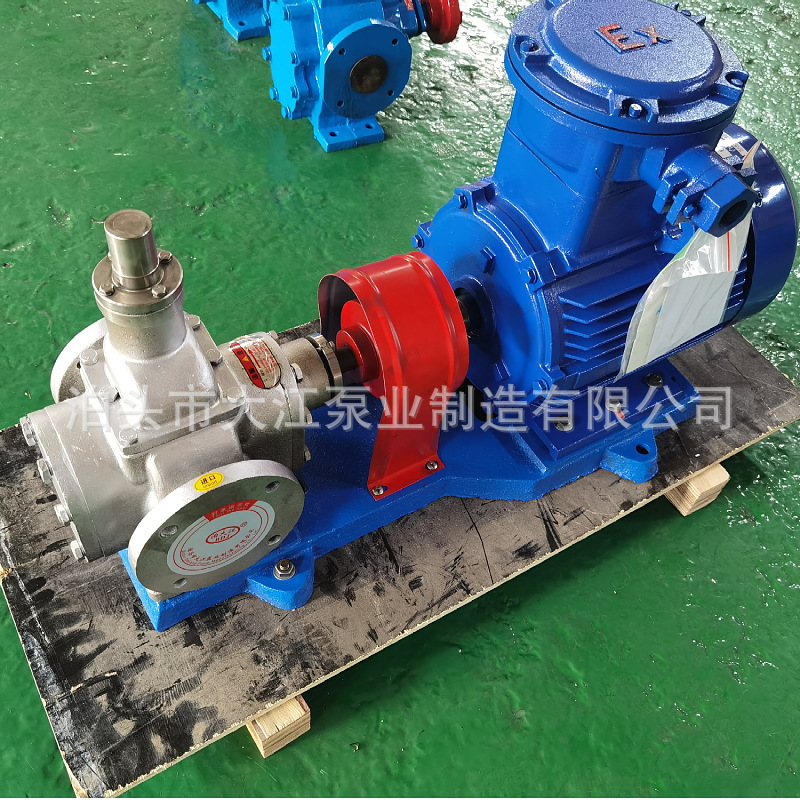 YCB-20/0.6圆弧自吸式不锈钢齿轮泵 低噪音高温齿轮油泵化工泵