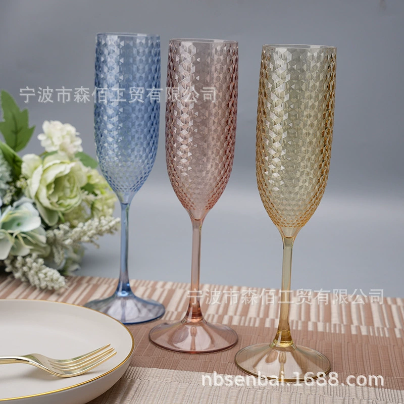 Роскошные и высококачественные бокалы для шампанского для домашнего использования, с высокой эстетической ценностью, бокалы для шампанского PS Diamond.