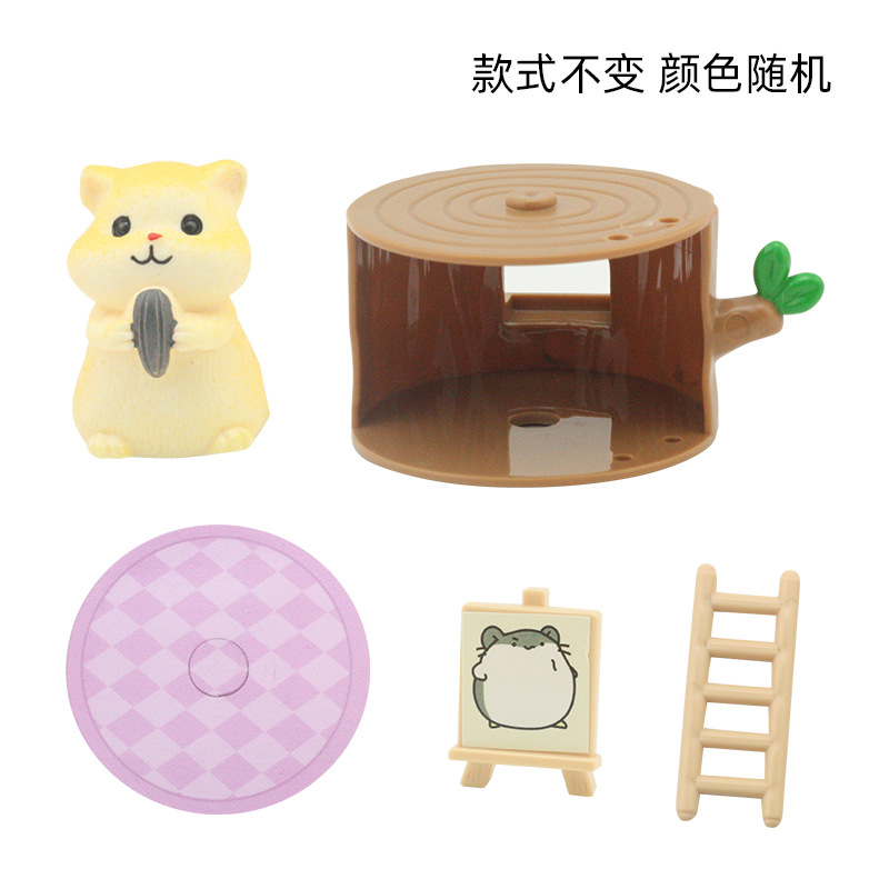 Juego de escenas de juguetes para mascotas para niños, decoración, juego de caja de regalo de juguetes para niños y niñas, venta directa de fábrica al por mayor