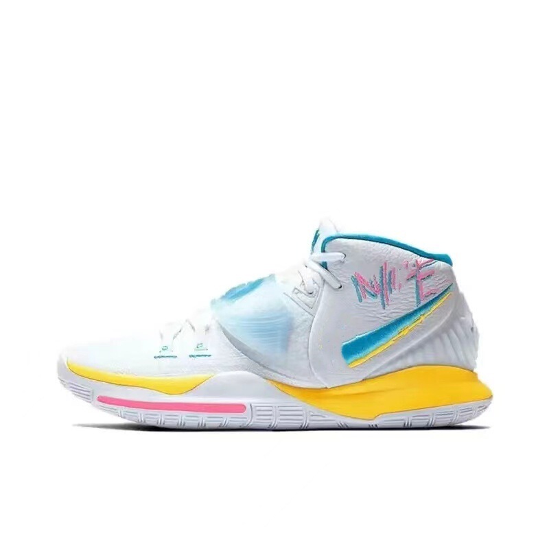 Cross-Border Putian Sports Shoes Irving Practical Basketball Shoes Kyrie South Coast Lavender Black and White Theme Men's and Women's Sports Shoes