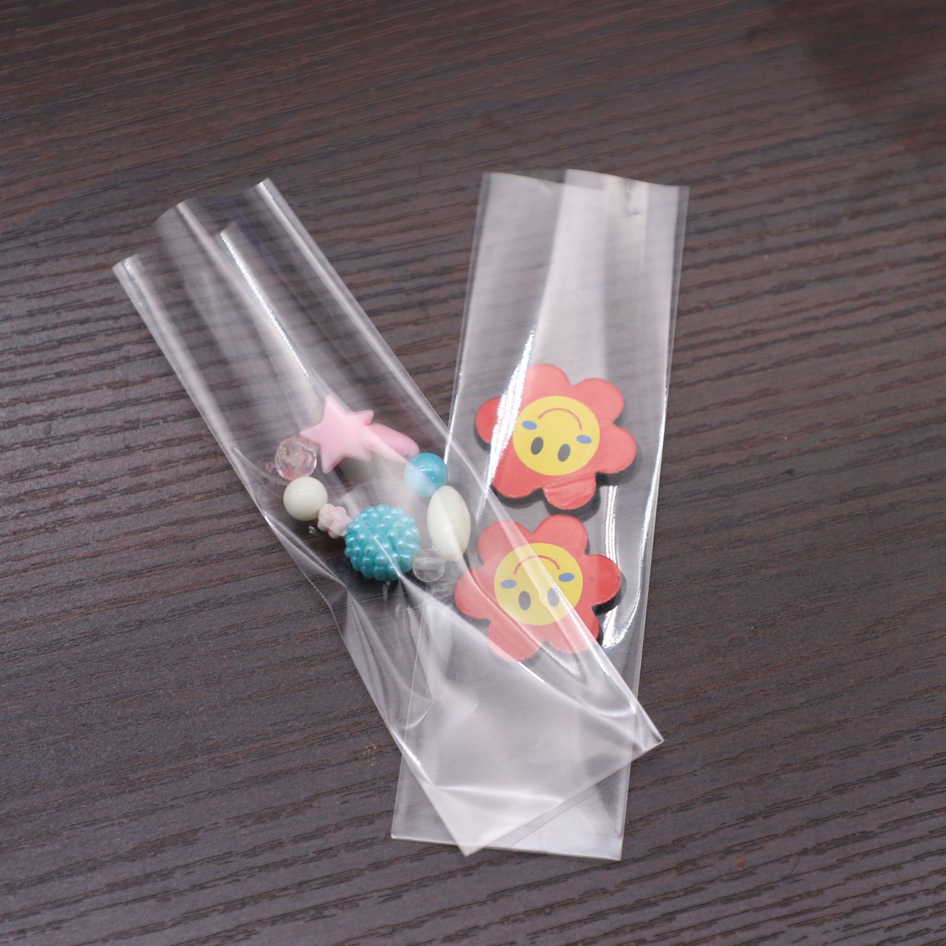 批发供应勺子筷子刷子塑料袋透明化妆笔长条玻璃纸OPP平口文具袋