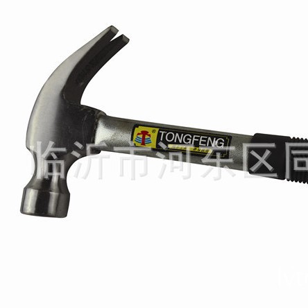 钢管柄羊角锤喷塑锤子木柄铁锤多规格美式羊角锤批发钢管柄羊角