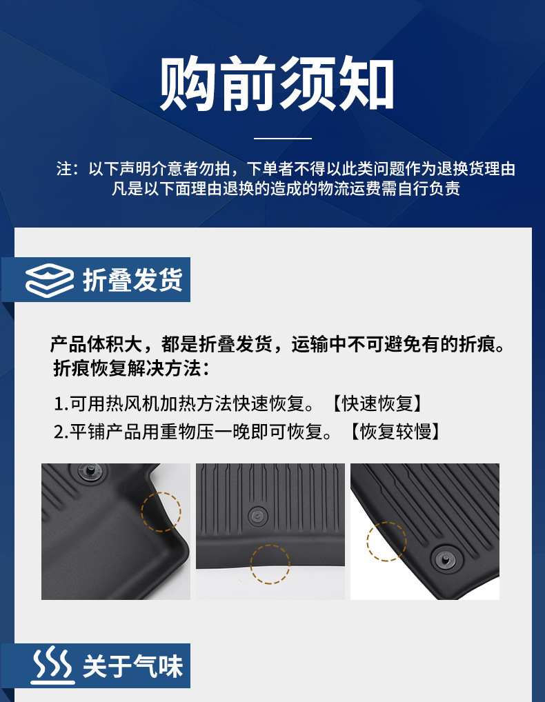 Suitable for Tesla's New Version Model Y3Yl Front and Rear Trunk Mats, Tpe Trunk Mats, Integrated Mats, Seat Back Cushions