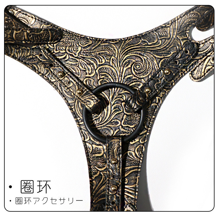Jiuai SM Wearable Restraint Pants Set with Leather and Metal Cuffs — detail image 5