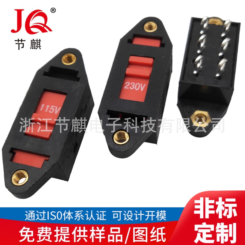Voltage transfer switch 115V to 230V slide switch 110V-220V Power Transfer Switch toggle switch