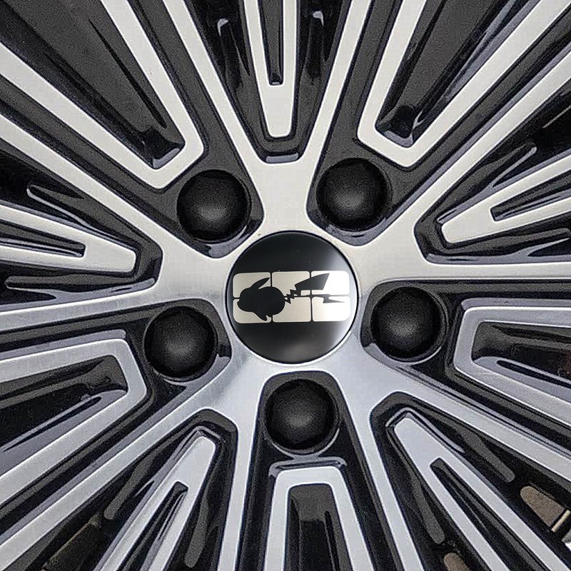 Geely Galaxy A7 Hub Cap Car Sticker Exterior Modification Metal Decorative Sticker Galaxy Car Sticker Logo Color Change