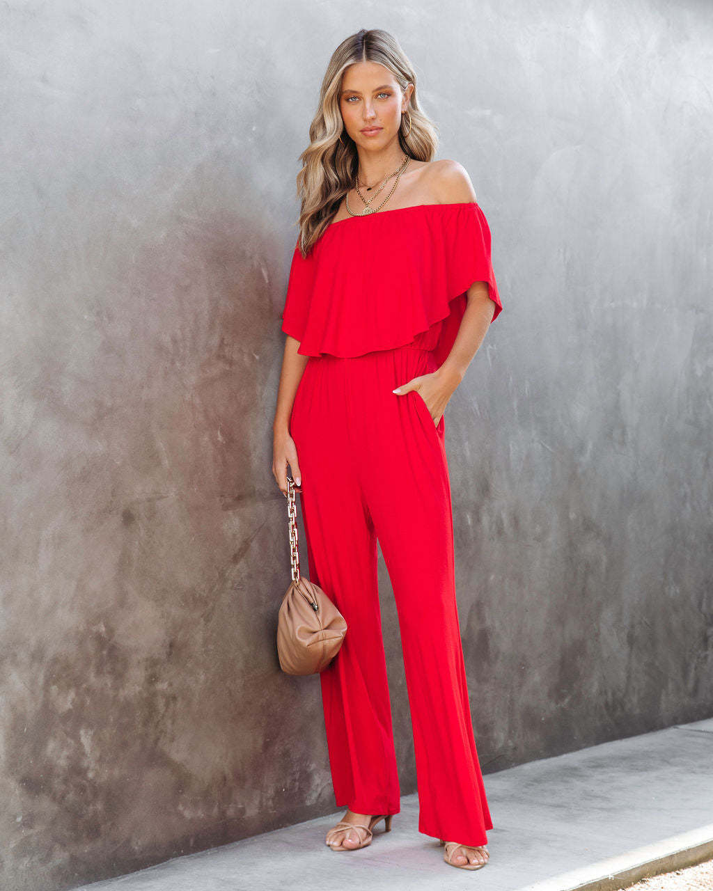 Women's Daily Streetwear Solid Color Full Length Backless Jumpsuits display picture 11