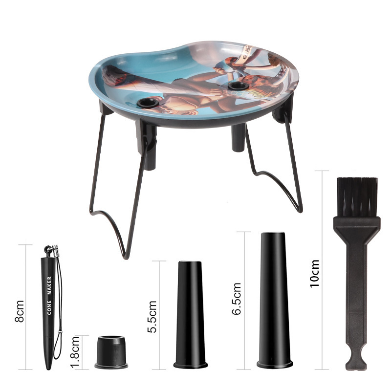 Hot sale conjunto multifuncional de relleno de tubo de bocina de cigarrillos tabla de trabajo de dibujos animados de tabaco conjunto de relleno de tubo de bocina de cigarrillos