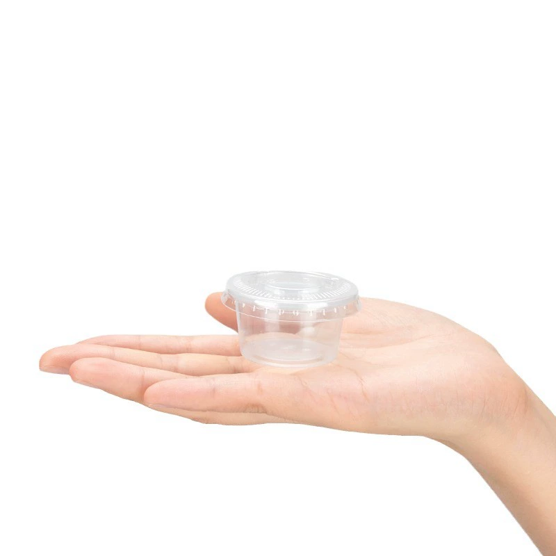 喇叭花 1 An 30ml disposable jelly cup plastic, try to drink cup sauce vinegar box with 100 pieces/piece