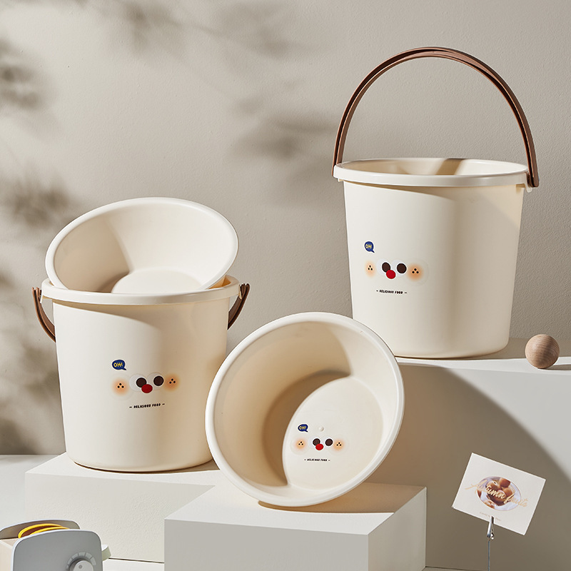 Plastic Water Bucket for Home Use, Student Dormitory Laundry Bucket, Bath Bucket, Cleaning Bucket, Portable Water Storage Bucket, Washbasin Set, Durable Plastic Water Bucket for Home Use, Student Dormitory Laundry Bucket, Bath Bucket, Cleaning Bucket, Portable Water Storage Bucket, Washbasin Set, Durable