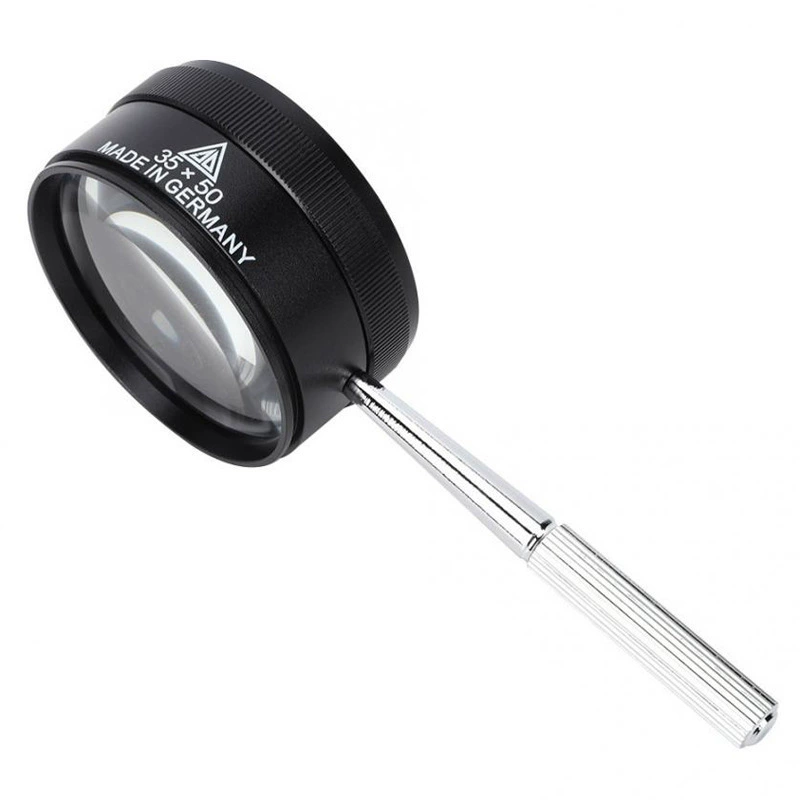 35 раз HD оптическая стеклянная линза цинковый сплав металлическая рамка оценка ювелирных изделий пожилые люди чтение портативное увеличительное стекло