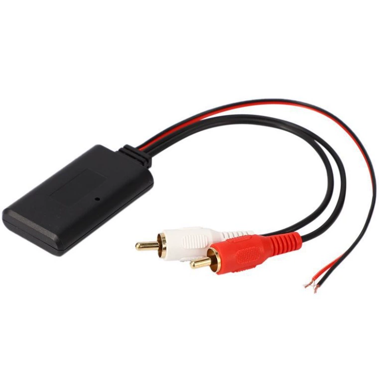 Глобальный/международный автомобильный универсальный беспроводной Bluetooth-модуль музыки адаптер RCA Aux аудио кабель стерео 2RCA кабель