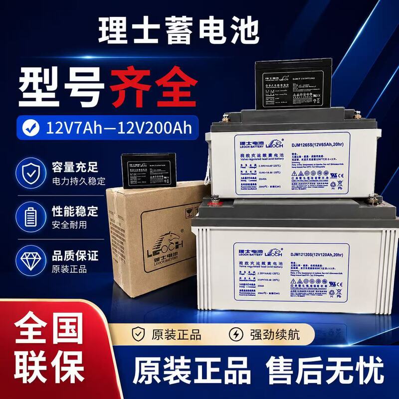 Lishi battery DJM12V24 38 65 100AH, dedicated for server room DC panel UPS/EPS power supply