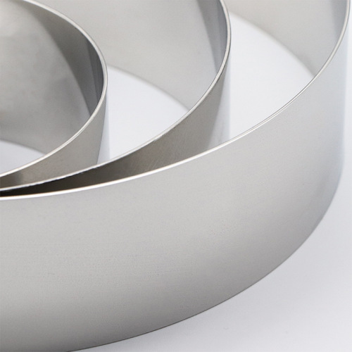 Cross-border stainless steel thick round cake pan 4-inch cake mold 6-inch 8-inch set baking tools